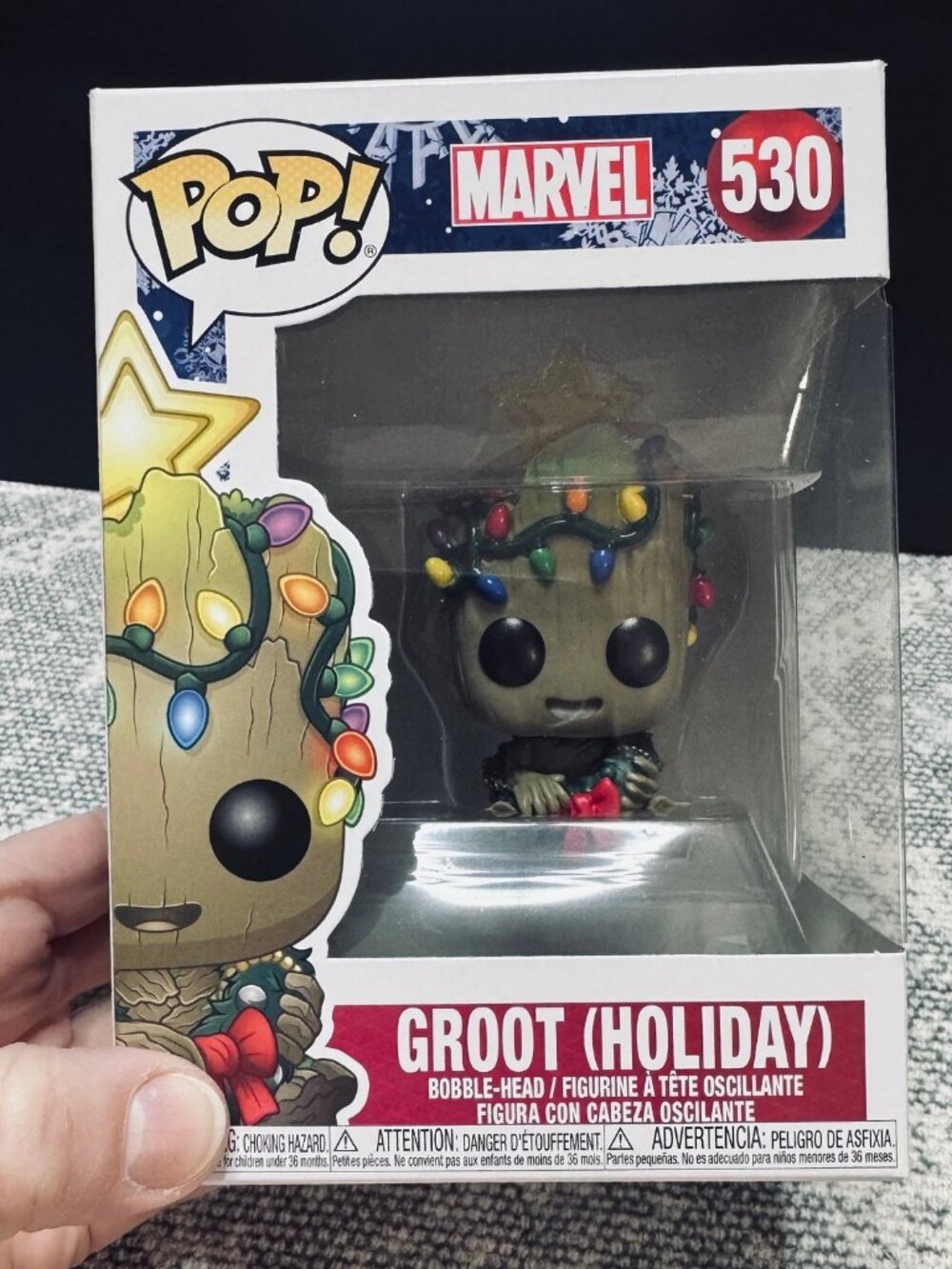 Funko Pop! Marvel- Groot (Holiday)- #530